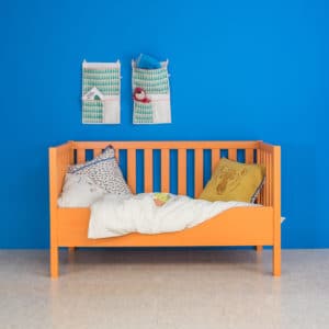 Babybett, orange